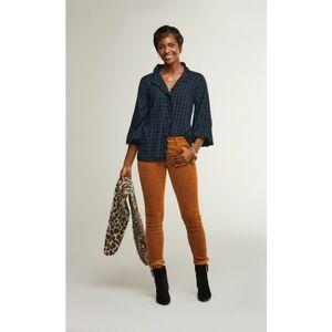 CAbi Aberdeen Plaid Button Down Shirt